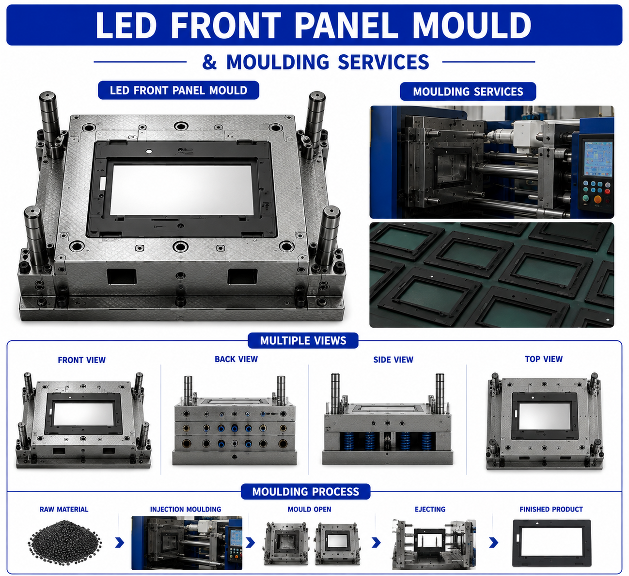 LED Front Panel Mould and Mouding Services
